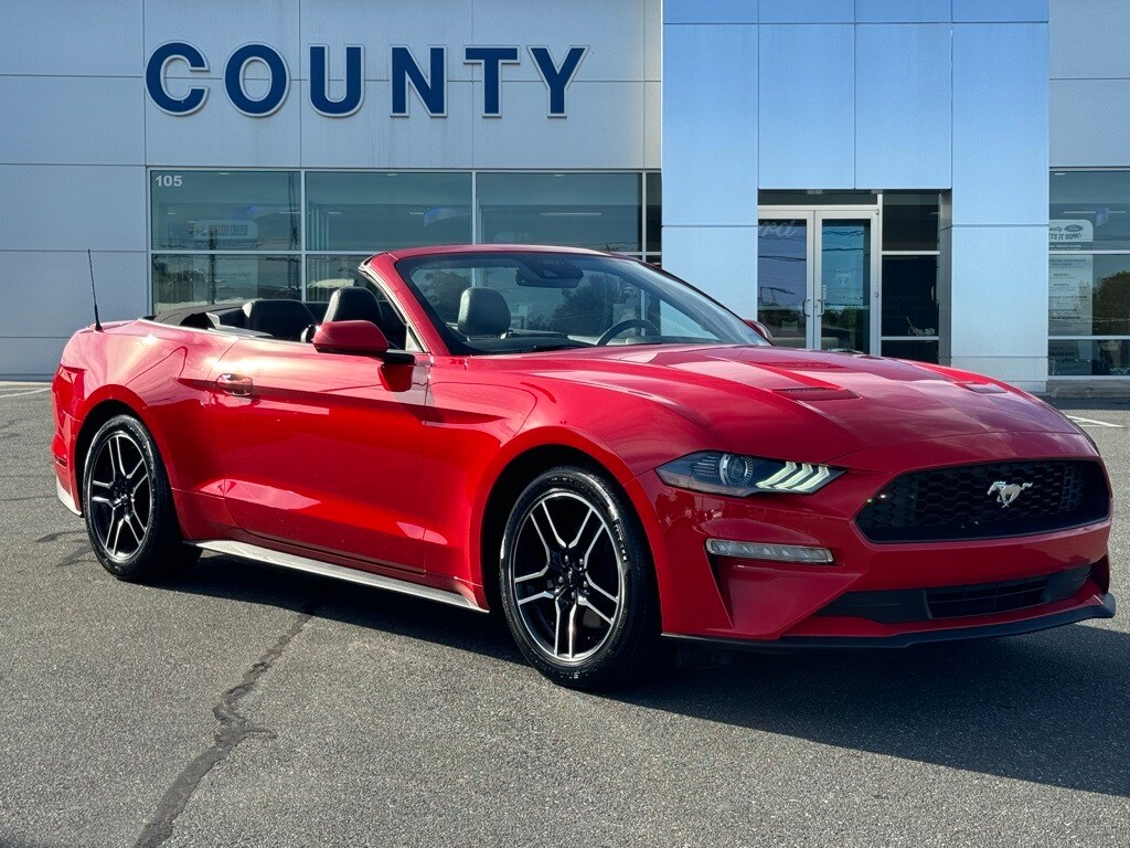 Used 2022 Ford Mustang EcoBoost Premium with VIN 1FATP8UH7N5103391 for sale in Graham, NC