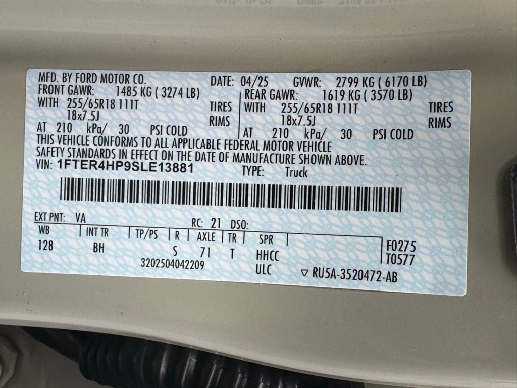 2025 Ford Ranger XLT - Photo 45