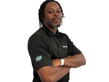 Staff member Germal Rogers from 5a59becadaf5