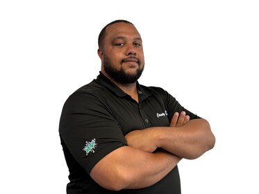 Staff member Mychael Monteague from 5a59becadaf5