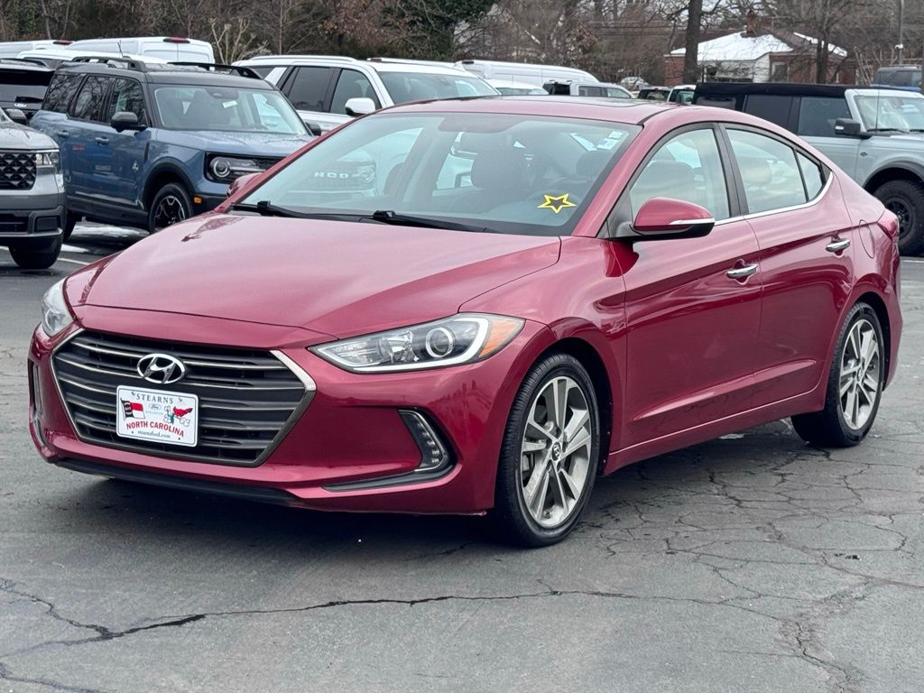 Used 2017 Hyundai Elantra Limited with VIN 5NPD84LF0HH081629 for sale in Graham, NC