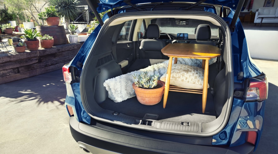 New Ford Escape trunk space