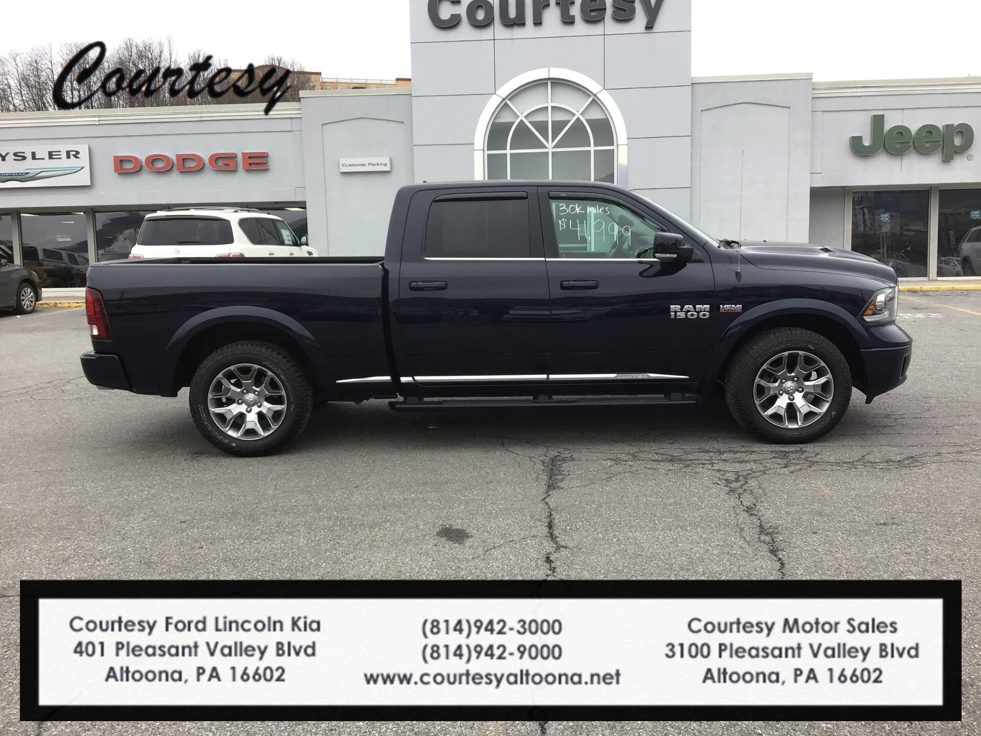 Used 2018 Ram 1500 Limited For Sale Altoona Pa Vin