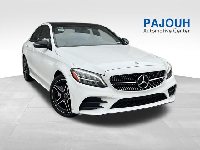 Polar White 2021 Mercedes-Benz C-Class C 300 Sedan 4MATIC Sedan All-Wheel Drive 9-Speed Automatic