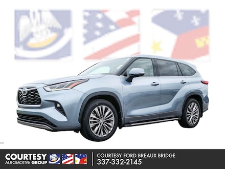 Featured Used 2021 Toyota Highlander Platinum Sport Utility for Sale in Breaux Bridge, LA