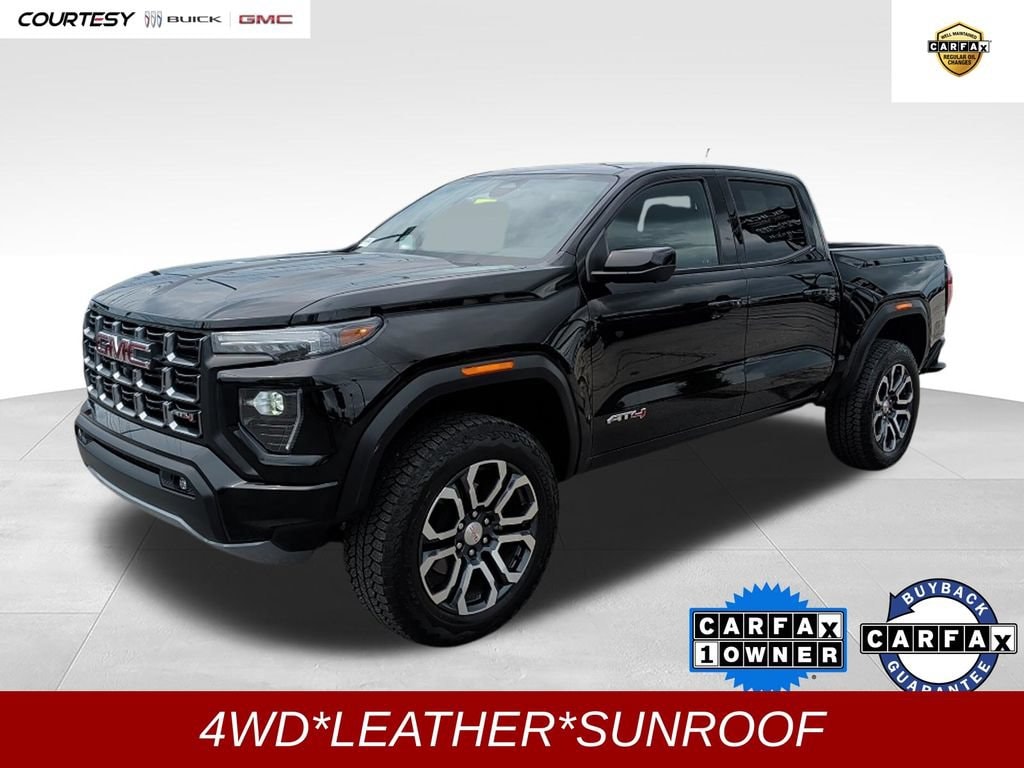Onyx Black 2024 GMC Canyon Pickup Truck Four-Wheel Drive Automatic