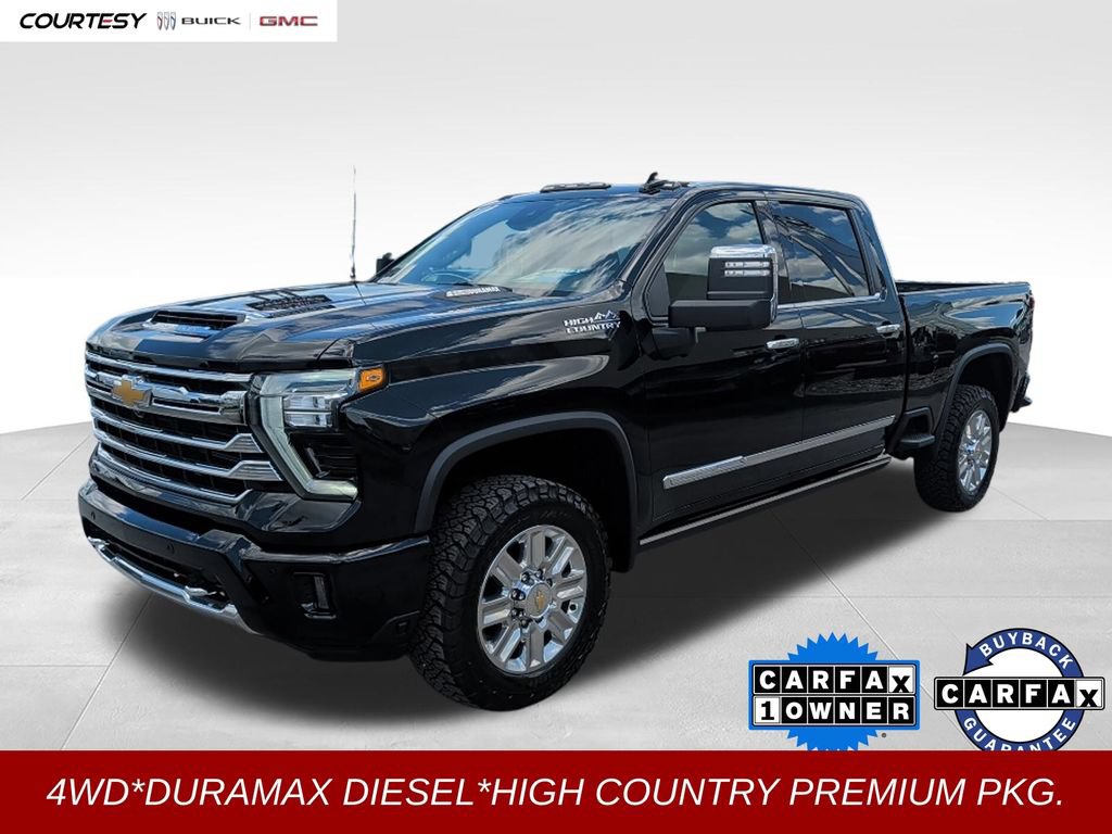Black 2024 Chevrolet Silverado 2500HD Pickup Truck Four-Wheel Drive Automatic