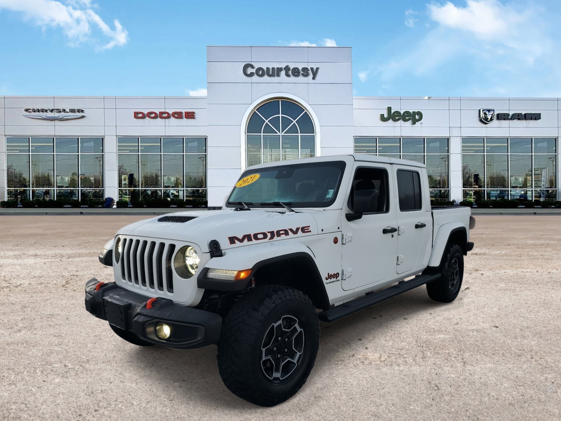 Certified 2021 Jeep Gladiator Mojave with VIN 1C6JJTEG3ML537434 for sale in Tampa, FL