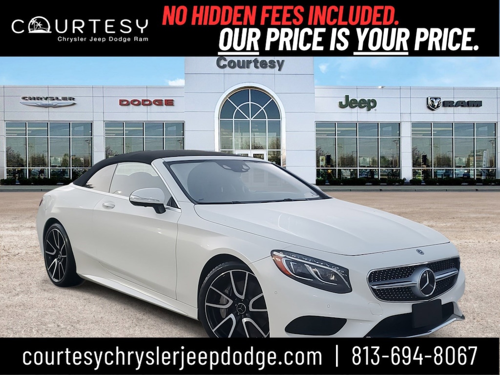 Certified 2017 Mercedes-Benz S-Class S 550 S 550 Cabriolet