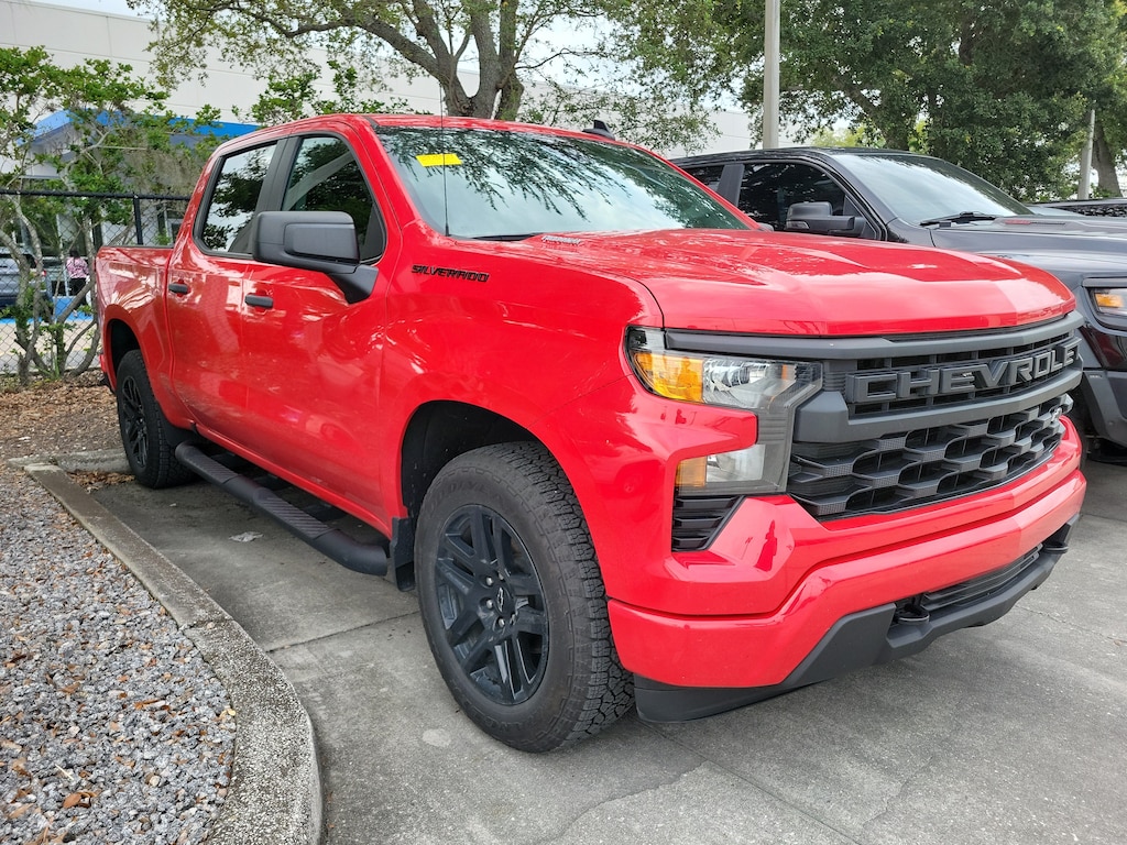 Certified 2024 Chevrolet Silverado 1500 Custom 2WD Crew Cab 147 Custom