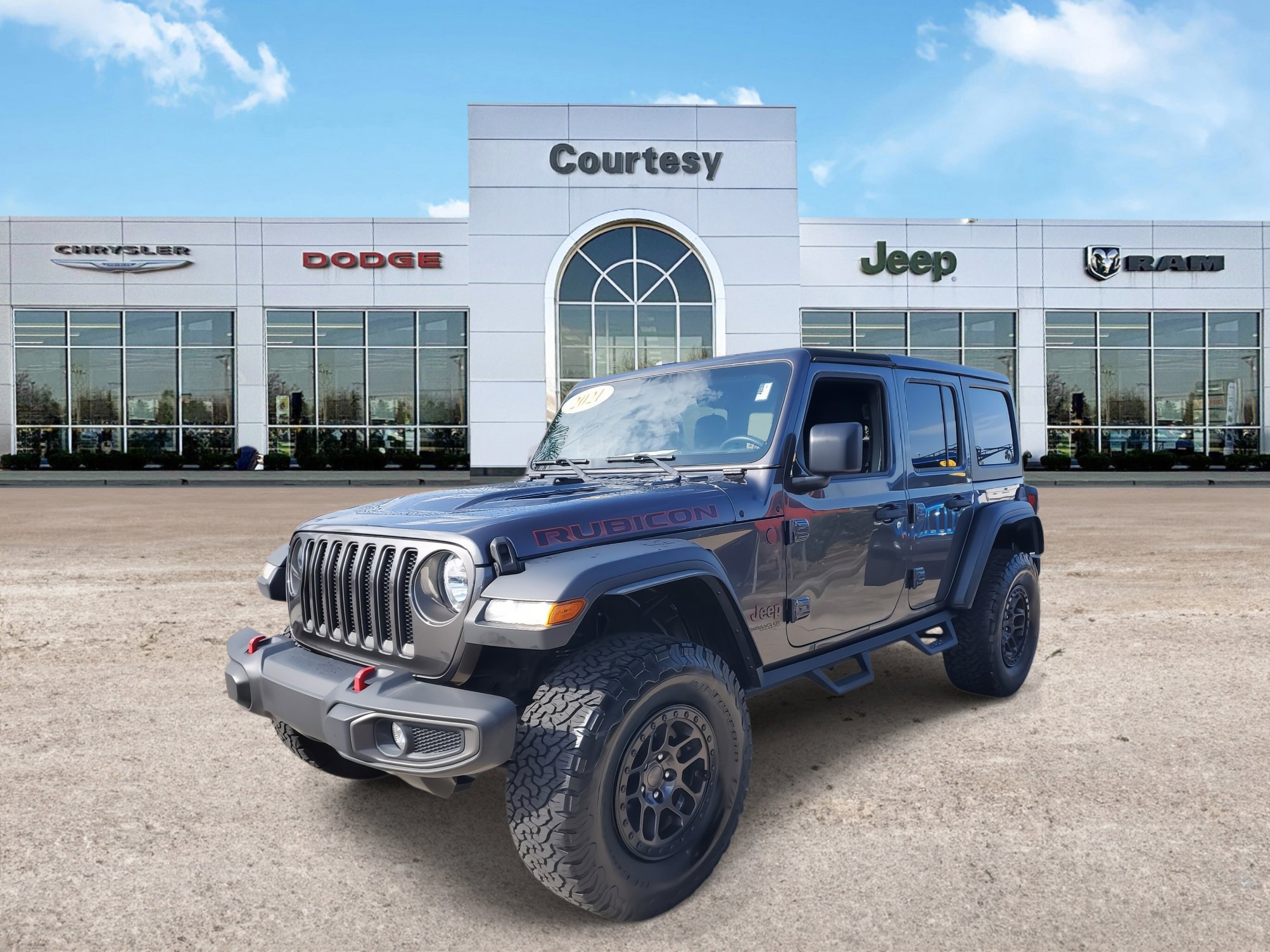 Certified 2021 Jeep Wrangler Unlimited Rubicon with VIN 1C4JJXFG4MW838856 for sale in Tampa, FL