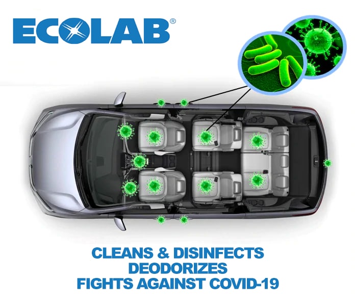 Clean and disinfect your vehicle