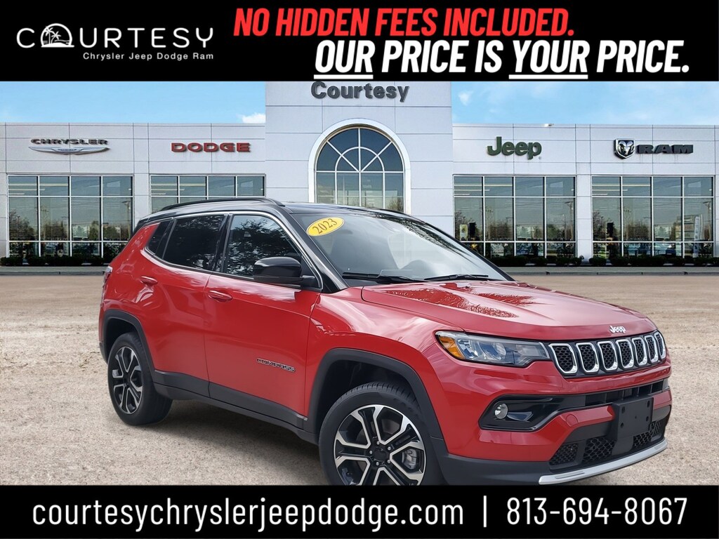 Used 2023 Jeep Compass For Sale at Courtesy Toyota of Brandon VIN