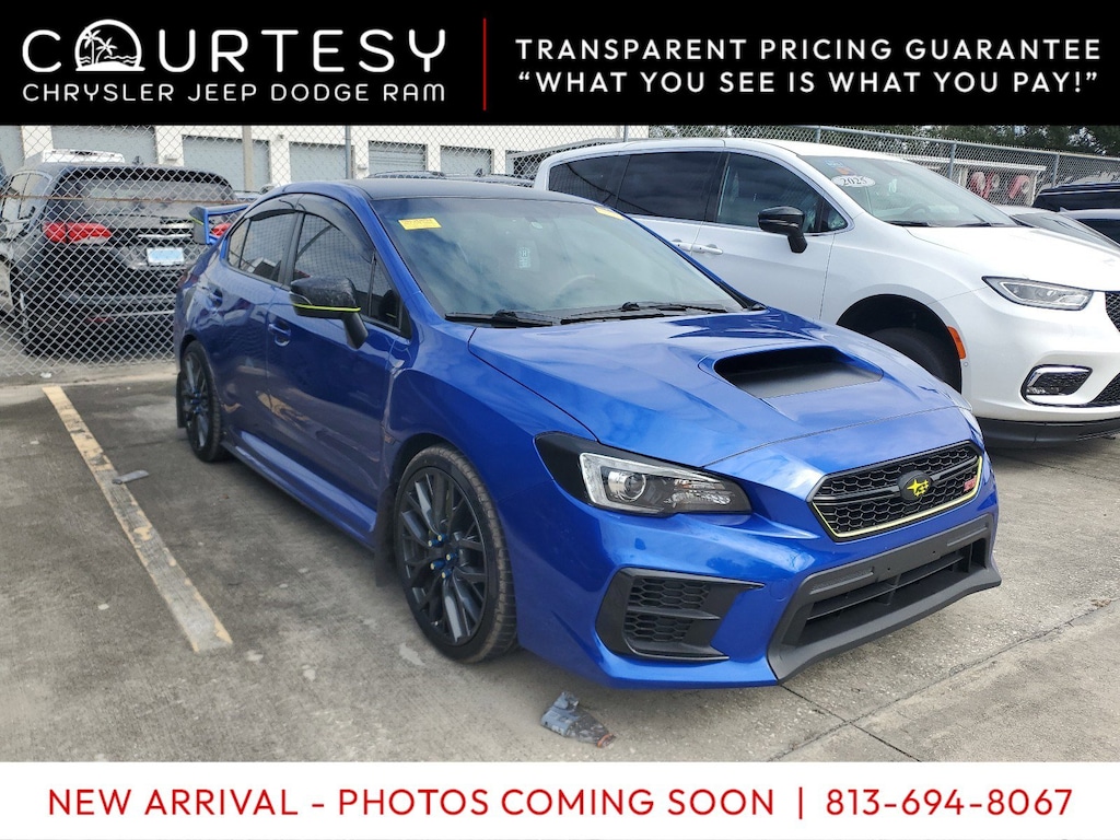 Certified 2020 Subaru WRX STI STI Manual