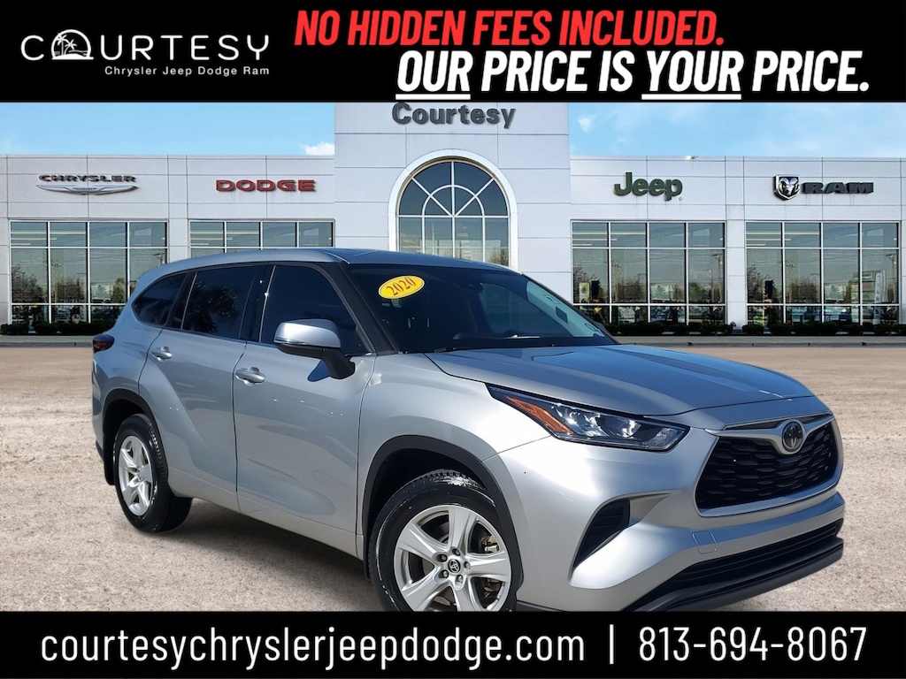 Certified 2020 Toyota Highlander L L AWD