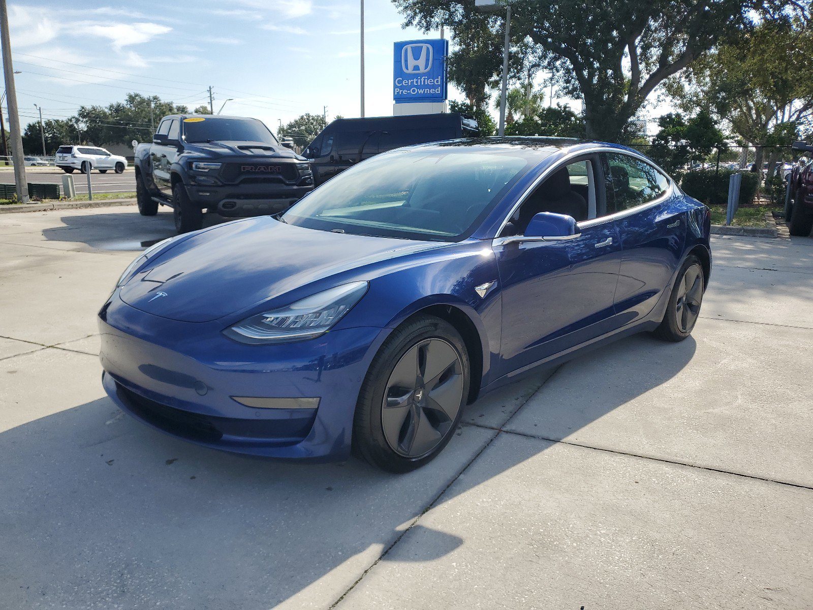 Used 2020 Tesla Model 3 Base with VIN 5YJ3E1EBXLF664620 for sale in Tampa, FL