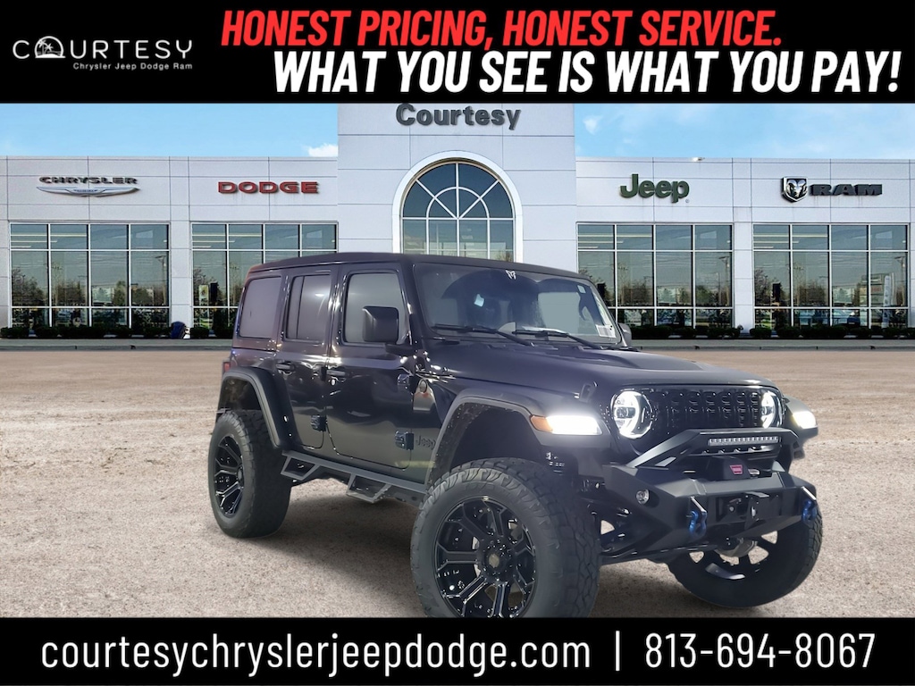 New 2025 Jeep Wrangler 4DOOR WILLYS For Sale Tampa FL