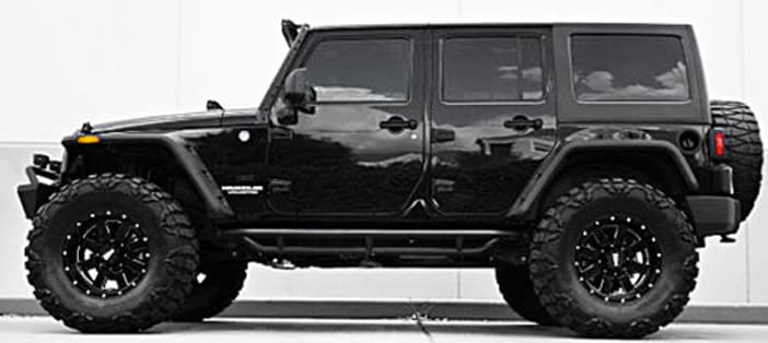 matt black jeep wrangler for sale