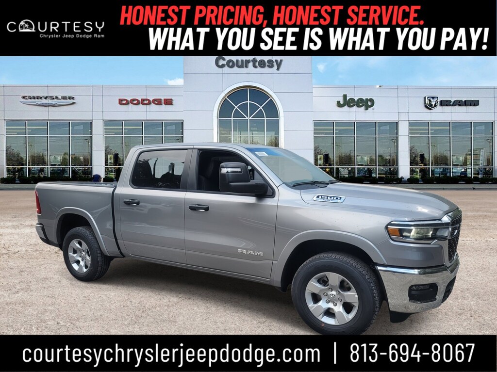 New 2025 Ram 1500 BIG HORN CREW CAB 4X4 5'7 BOX For Sale Tampa FL