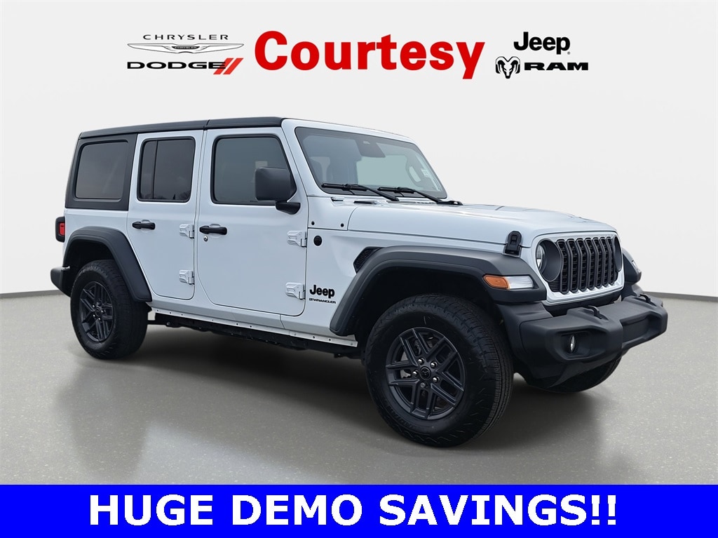 New 2025 Jeep Wrangler 4-DOOR SPORT S Sport Utility