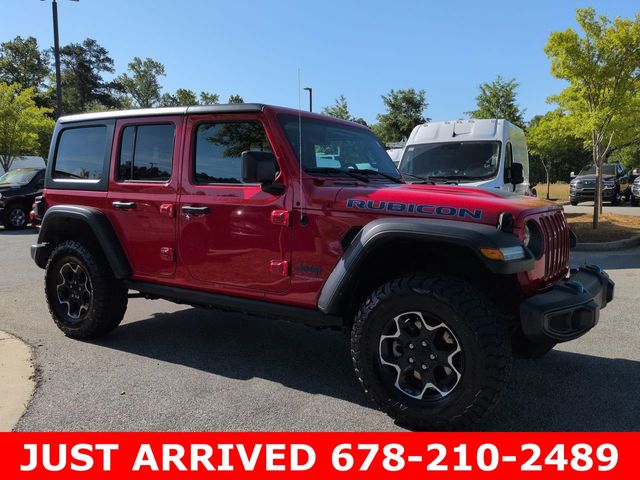 Certified 2023 Jeep Wrangler 4xe Rubicon 4XE with VIN 1C4JJXR6XPW557457 for sale in Stonecrest, GA