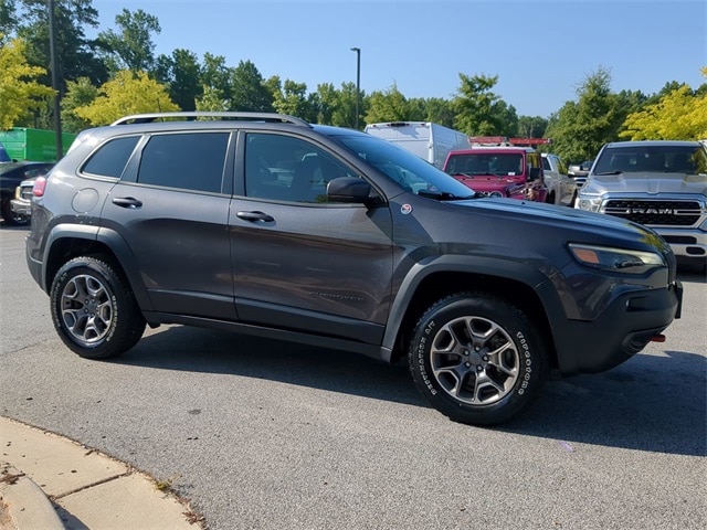 Certified 2020 Jeep Cherokee Trailhawk with VIN 1C4PJMBX5LD633104 for sale in Lithonia, GA