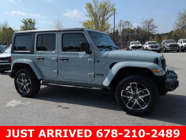 Used 2024 Jeep Wrangler 4xe Sports S 4XE with VIN 1C4RJXN69RW204185 for sale in Stonecrest, GA