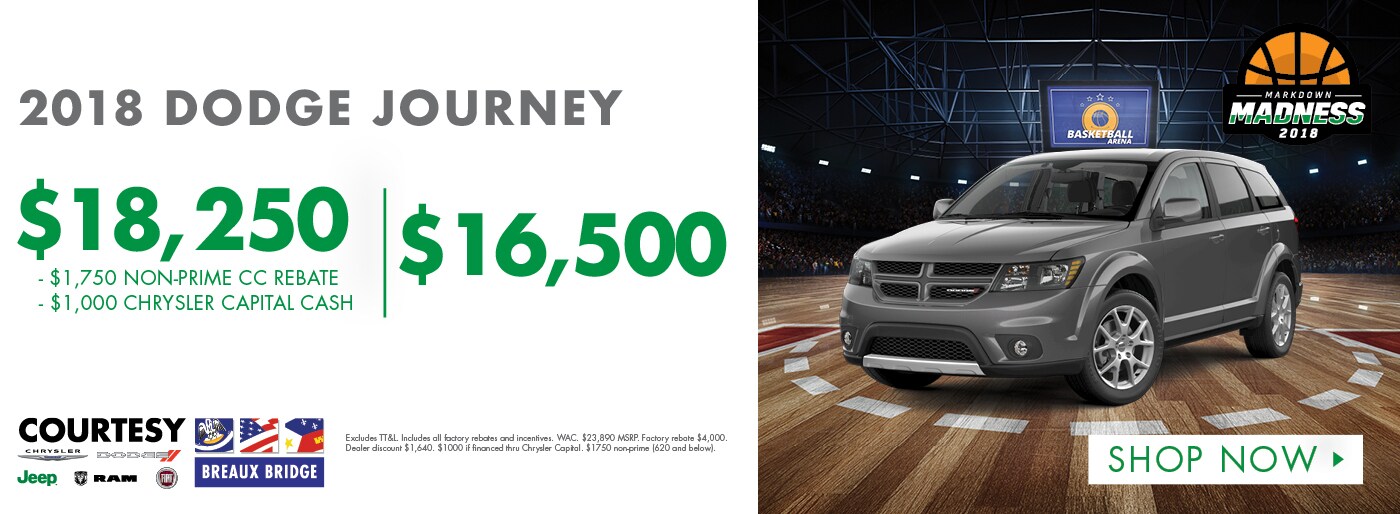 Courtesy Chrysler Dodge Jeep RAM FIAT Breaux Bridge, LA New & Used