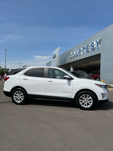 Used 2021 Chevrolet Equinox LT with VIN 3GNAXKEV1MS160037 for sale in Danville, IL