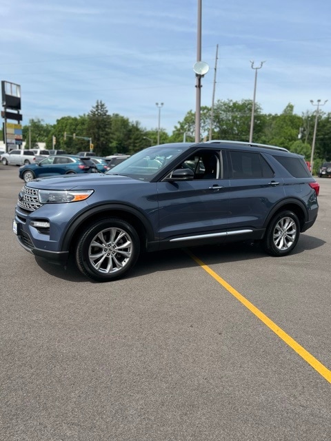 Used 2021 Ford Explorer Limited with VIN 1FMSK8FH3MGA28981 for sale in Danville, IL