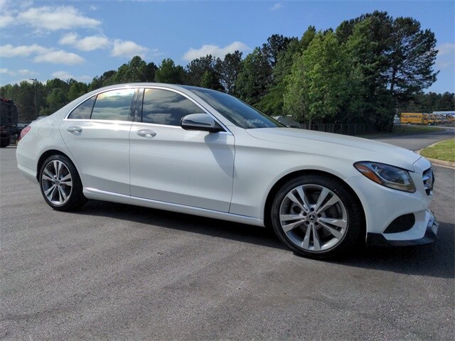 Certified 2018 Mercedes-Benz C-Class Sedan C300 with VIN 55SWF4JB9JU281068 for sale in Conyers, GA