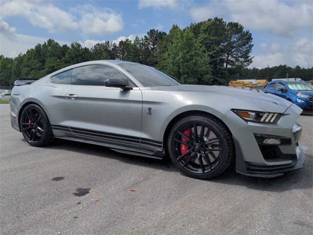 Used 2021 Ford Mustang Shelby GT500 with VIN 1FA6P8SJ9M5501218 for sale in Conyers, GA