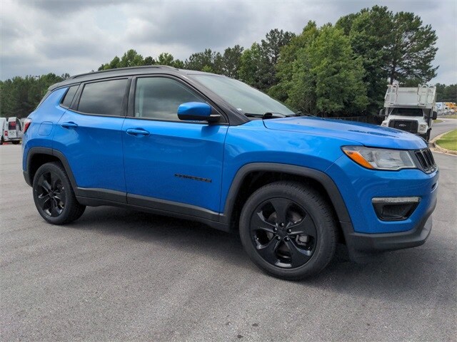 Certified 2018 Jeep Compass Altitude with VIN 3C4NJCBB2JT438722 for sale in Conyers, GA