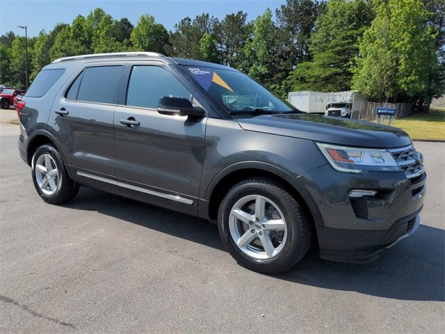 Certified 2018 Ford Explorer XLT with VIN 1FM5K7D89JGB16603 for sale in Conyers, GA