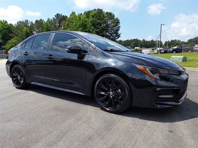 Certified 2021 Toyota Corolla Nightshade with VIN 5YFS4MCE3MP076965 for sale in Conyers, GA