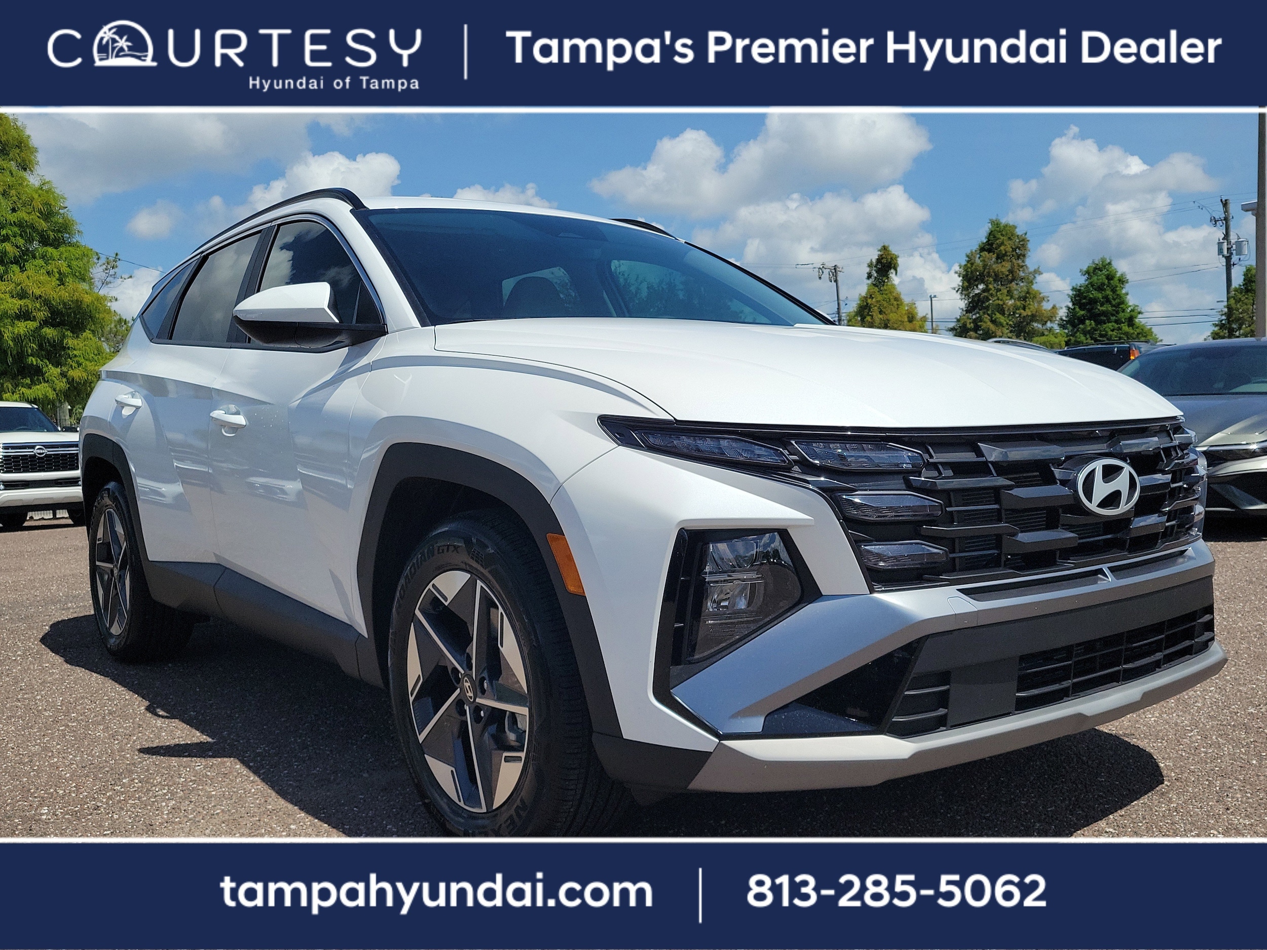 Certified 2025 Hyundai Tucson SEL with VIN 3KMJB3DE8SE006254 for sale in Tampa, FL
