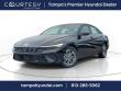 New 2025 Hyundai Elantra Hybrid Blue Sedan