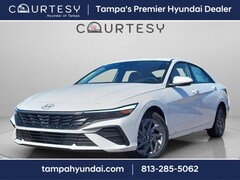 2026 Hyundai Elantra Hybrid Blue Sedan