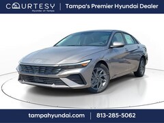 2025 Hyundai Elantra Hybrid Blue Sedan