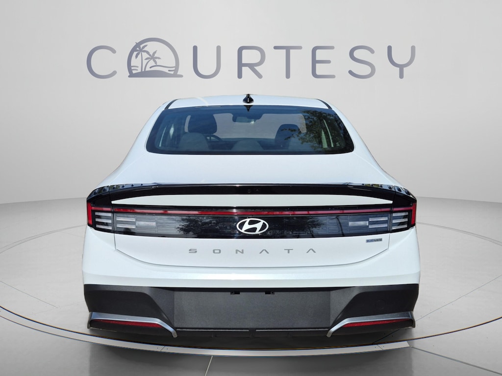 New 2026 Hyundai Sonata Hybrid Blue Sedan