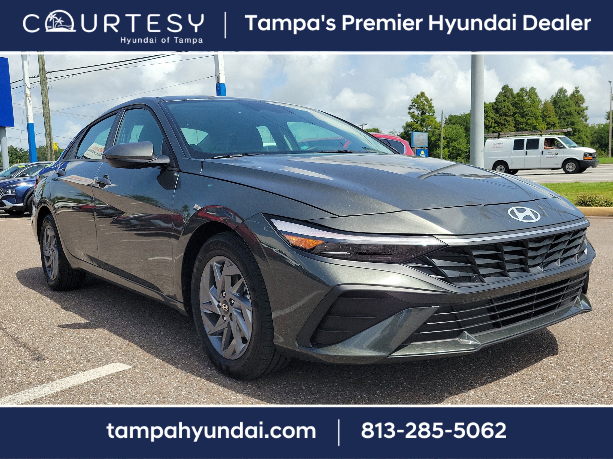 Certified 2024 Hyundai Elantra SEL with VIN KMHLM4DGXRU749969 for sale in Tampa, FL