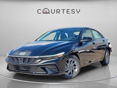 2026 Hyundai Elantra Hybrid Blue Sedan