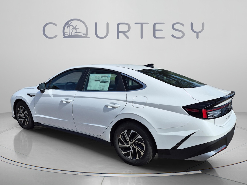 New 2026 Hyundai Sonata Hybrid Blue Sedan