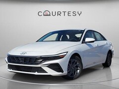 2026 Hyundai Elantra Hybrid Blue Sedan