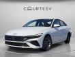 New 2026 Hyundai Elantra Hybrid Blue Sedan