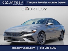 2026 Hyundai Elantra Hybrid Blue Sedan