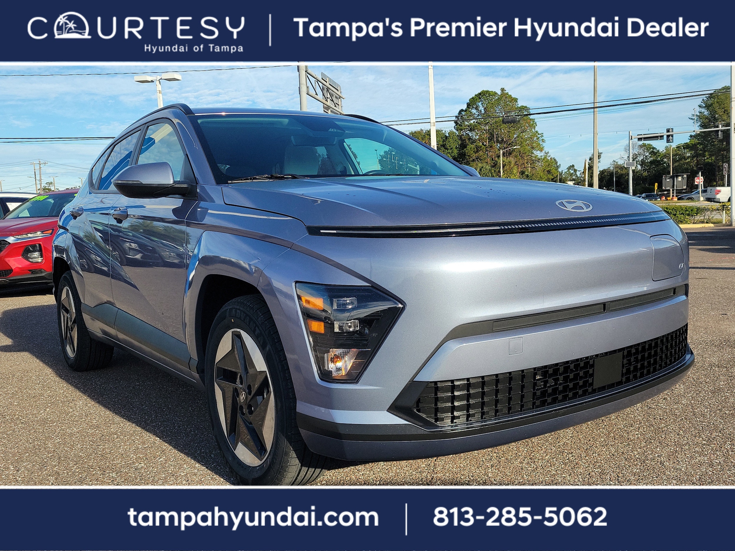 Certified 2024 Hyundai Kona EV SEL with VIN KM8HC3A67RU011528 for sale in Tampa, FL