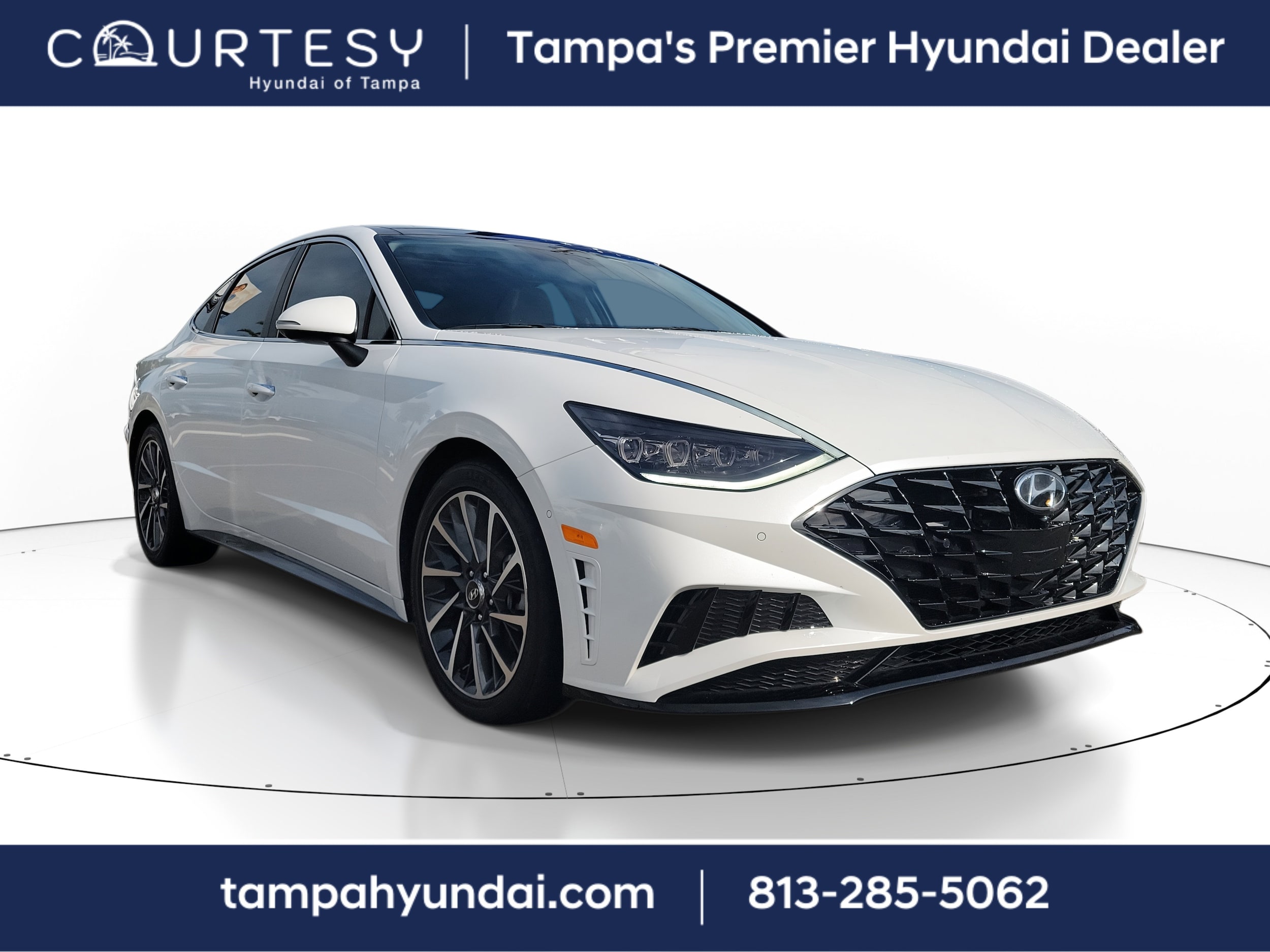 Certified 2022 Hyundai Sonata Limited with VIN KMHL34J2XNA195243 for sale in Tampa, FL