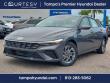 New 2025 Hyundai Elantra Hybrid Blue Sedan