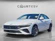 New 2026 Hyundai Elantra Hybrid Blue Sedan